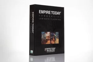 Empire Today commercial laminate flooring packaging.