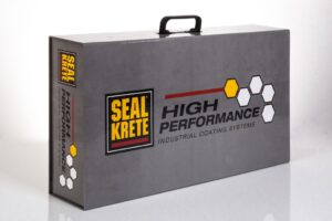 Seal Krete industrial coating system packaging.