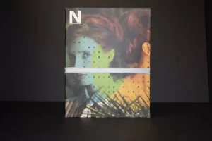 Colorful abstract art on a dark background.