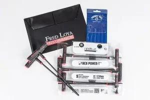 Tools and Fred Loya Insurance envelope displayed.