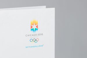 Chicago 2016 Olympic bid promotional card.