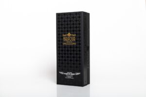 Black Belfour Spirits box on white background.