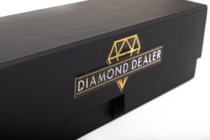 Black box with "Diamond Dealer" logo.