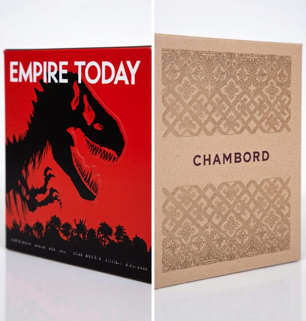 Silk screening and digital printing on custom rigid boxes – vibrant premium packaging techniques by Petra and Holum
